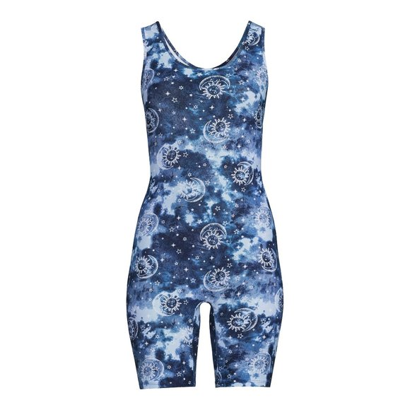 No Boundaries Juniors' Bike Shorts Unitard - Picture 3 of 8